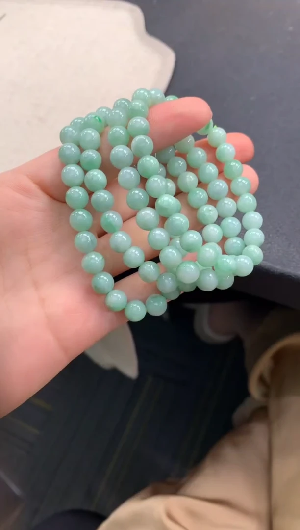 未镶嵌手串翡翠FC406 翡翠手串 多样性发其一