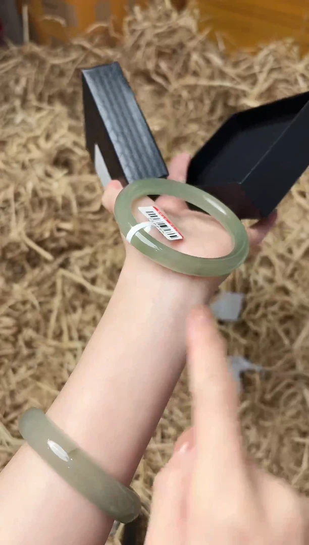 未镶嵌手镯石英质玉1135圈口59