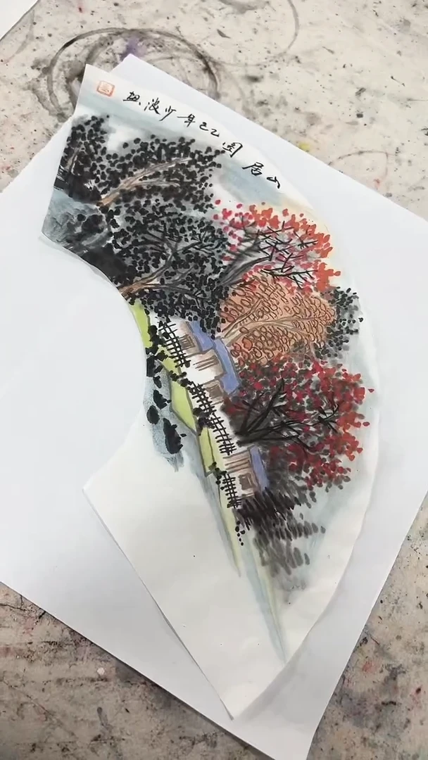 国画卢少波/国画/山水