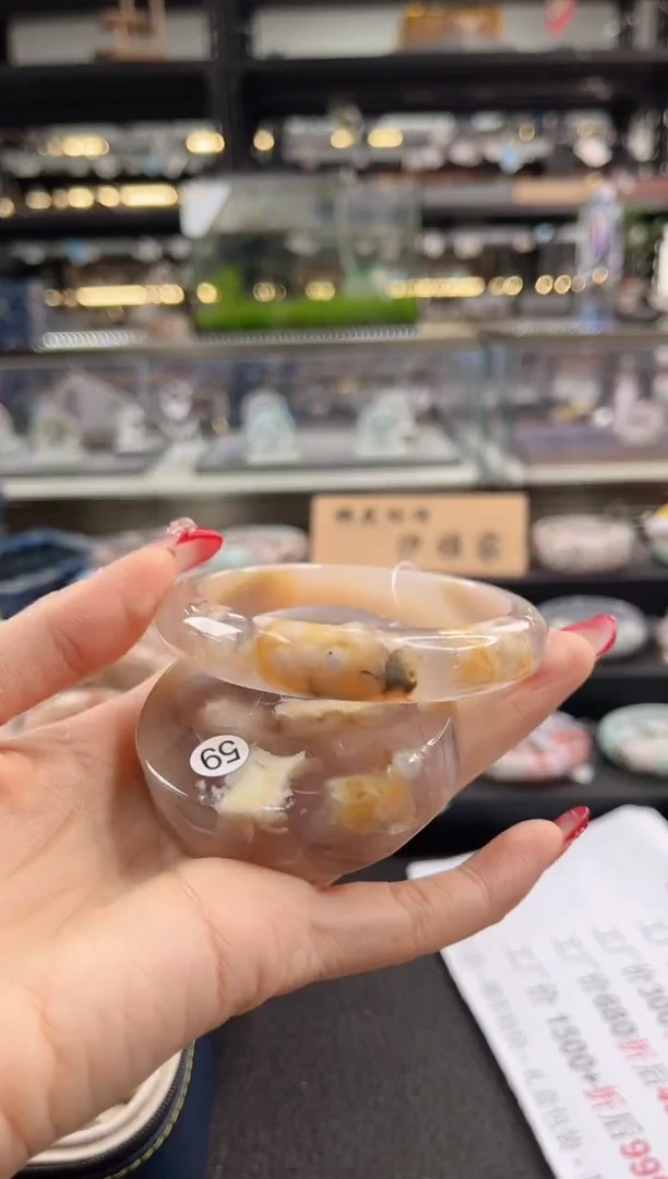 未镶嵌手镯石英质玉62圈口 （赠品镯心）3600012