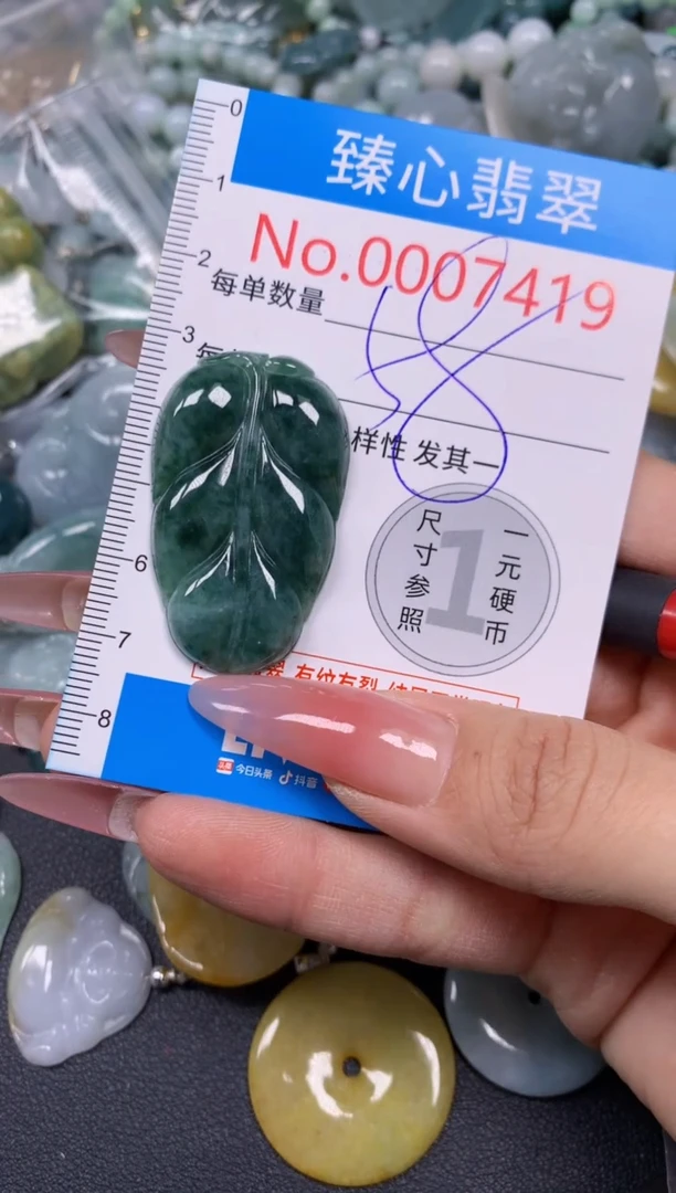 【闪购商品】翡翠颈饰未镶嵌含绳0007419