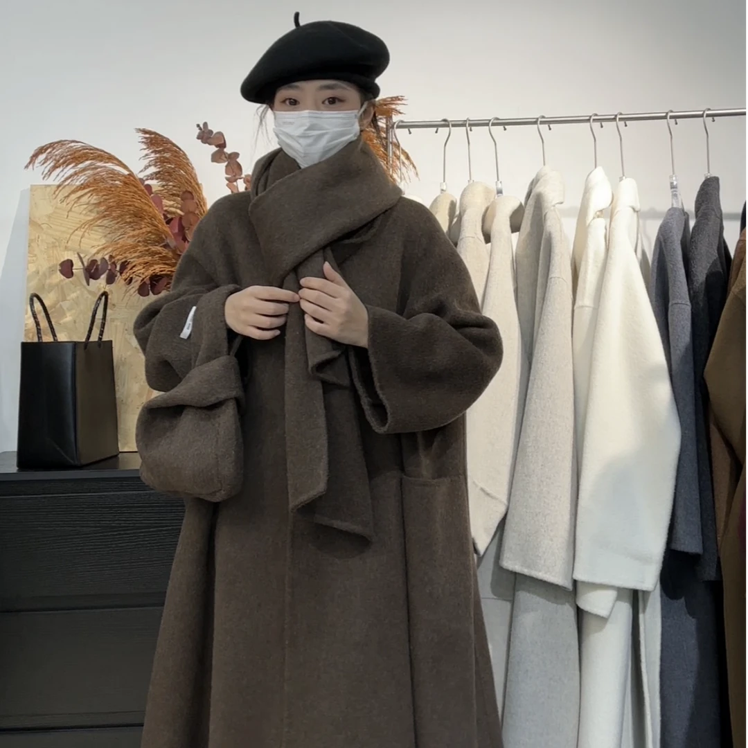 （集合链接）福利款热卖百搭气质网红宽松韩版双面毛呢大衣