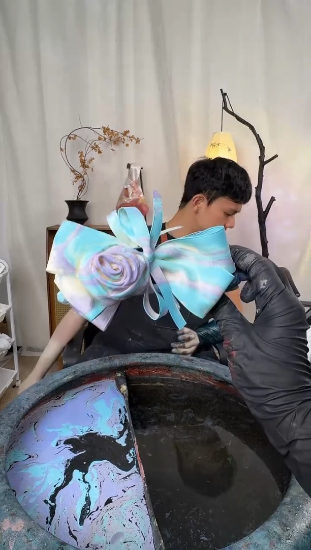 809 玫瑰夹 庄周梦蝶