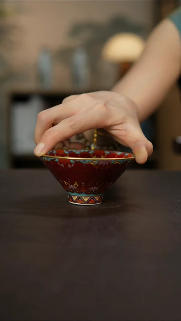 杯景德镇陶瓷杯碗柴烧多人微瑕