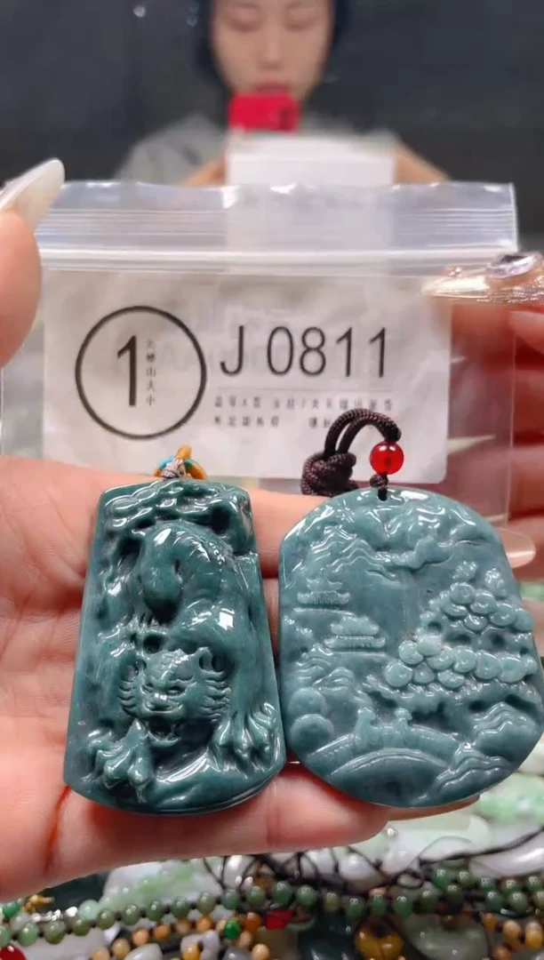 【闪购商品】翡翠颈饰未镶嵌/J/翡翠A货一图一物