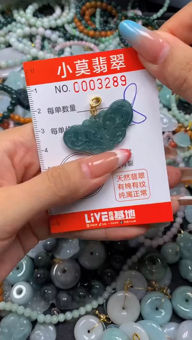 翡翠未镶嵌颈饰闪购003289