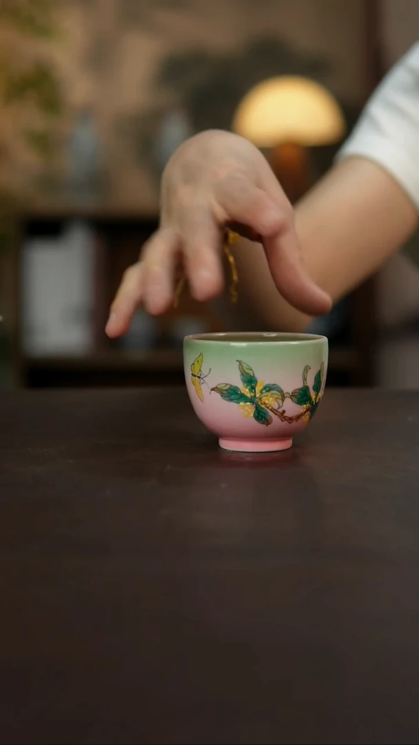 杯景德镇陶瓷杯碗柴烧多人