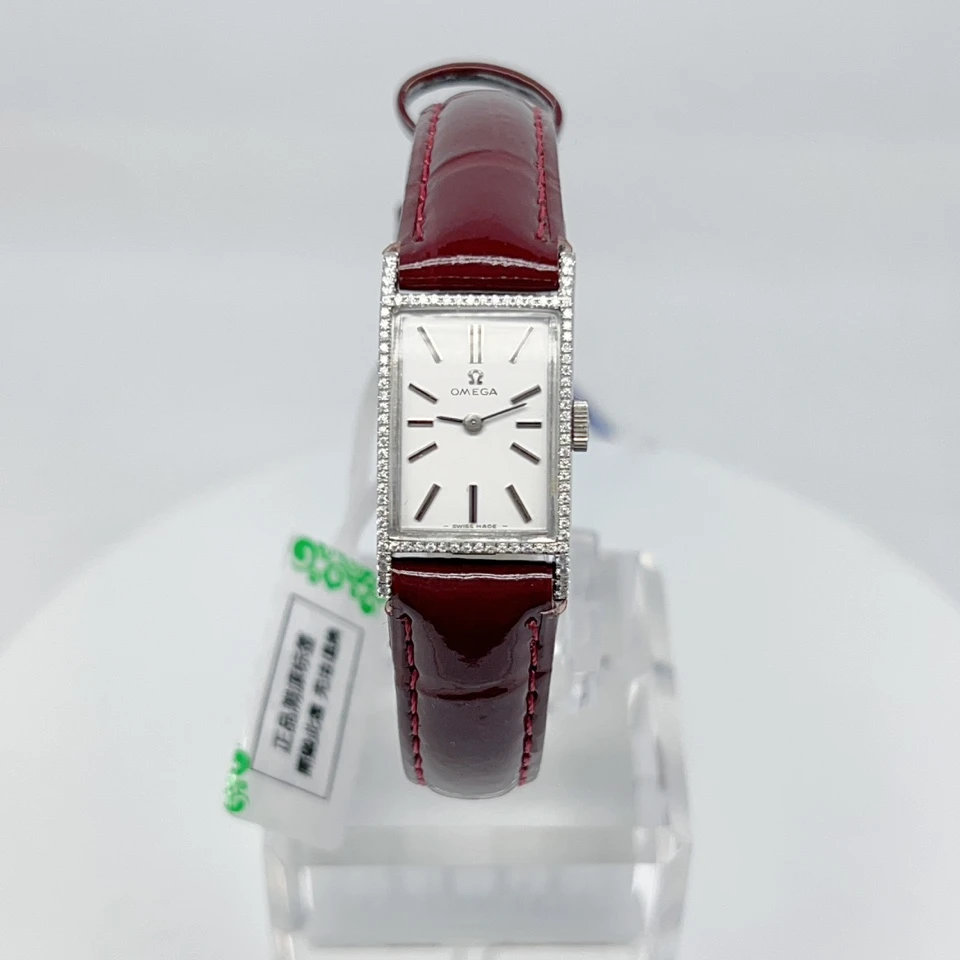95新 Omega/欧米茄  手动机械后钻15*20mm/公价38999/wh9121