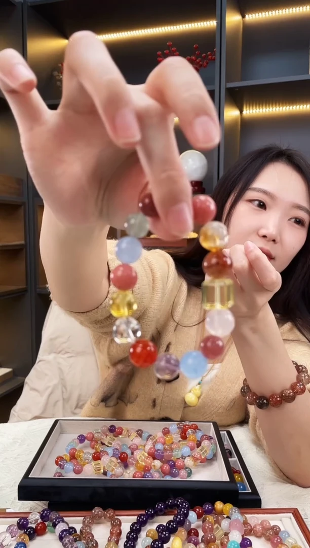 未镶嵌手链水晶汪苏泷同款手串