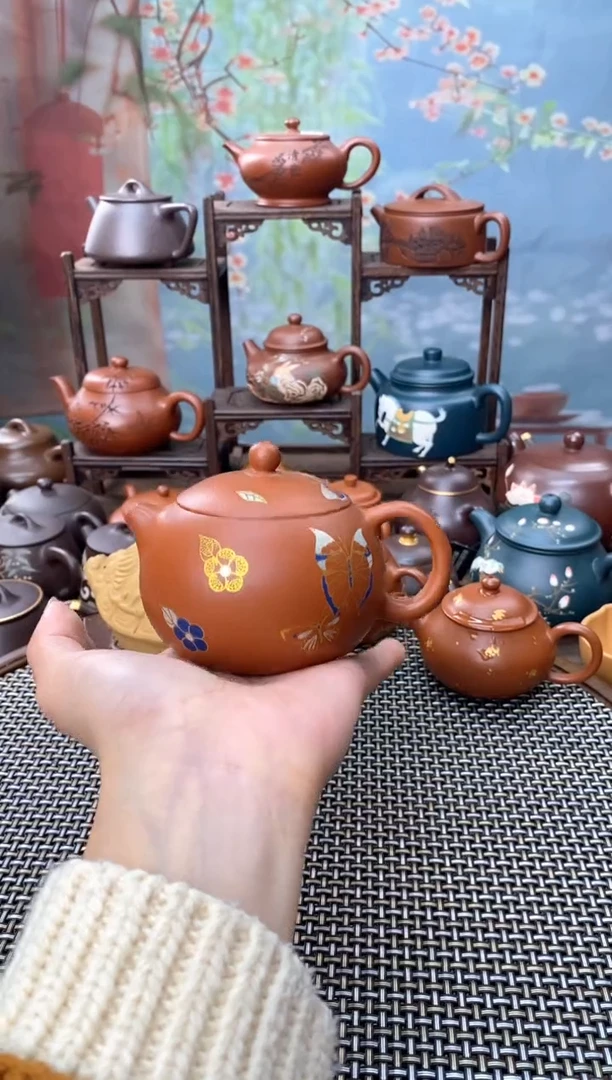茶壶紫砂朱泥西施