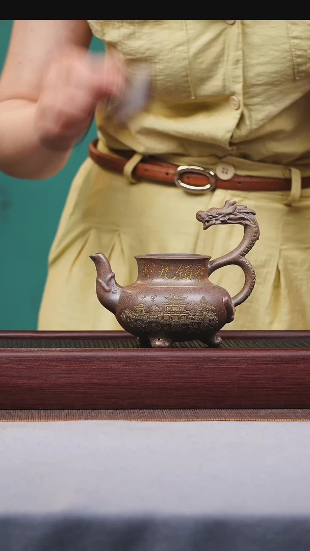 茶壶紫砂宜兴原矿紫砂作品