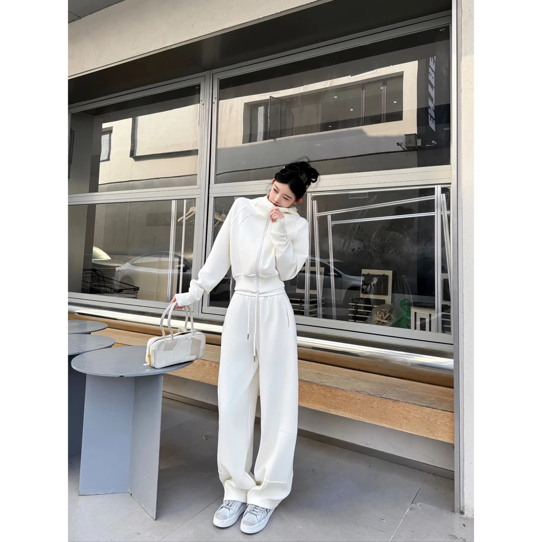 【依凡芙】秋日调色盘欧若风新品棉质连帽休闲套装JY720A/ZN