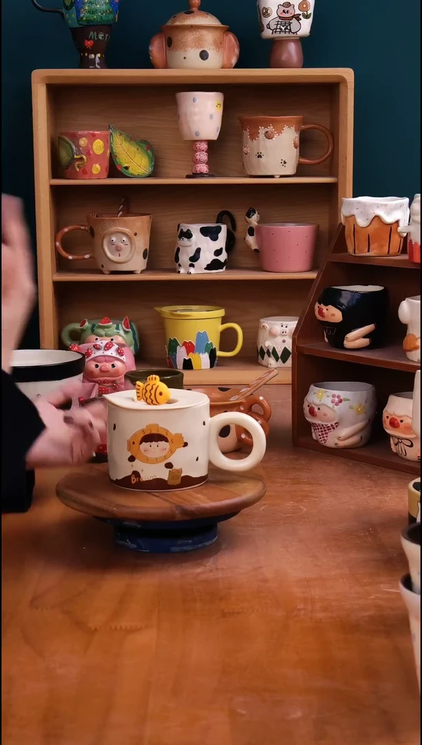摆件陶景德镇原创手工陶瓷