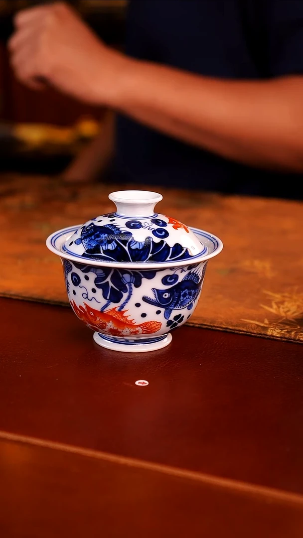 景德镇手工手绘茶器-7