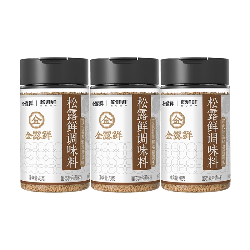 松鲜鲜金露鲜松露鲜调味料瓶装 78g*3瓶