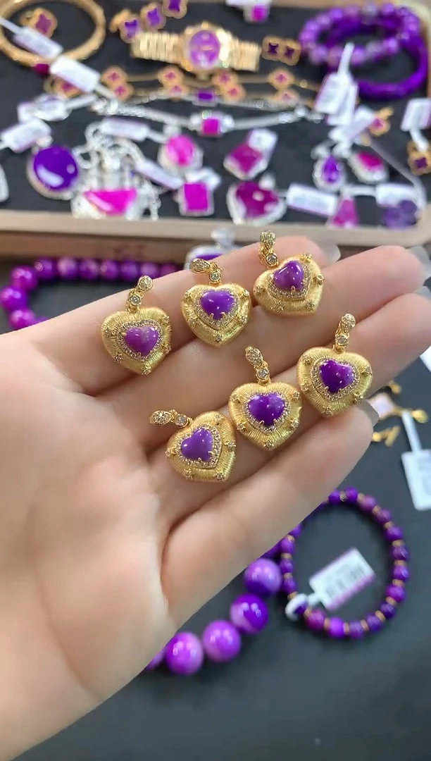 【闪购商品】苏纪石（舒俱来）.银S925镶嵌舒俱来吊坠多样性发一