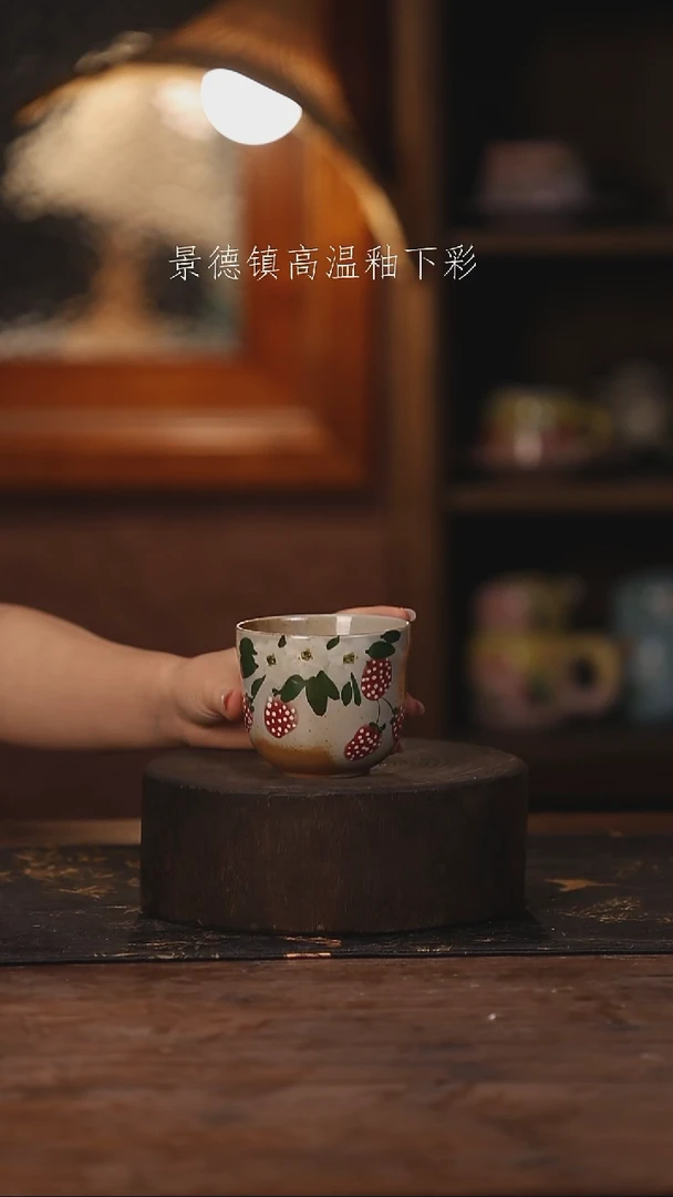 陶瓷景德镇高温釉下手绘陶瓷443