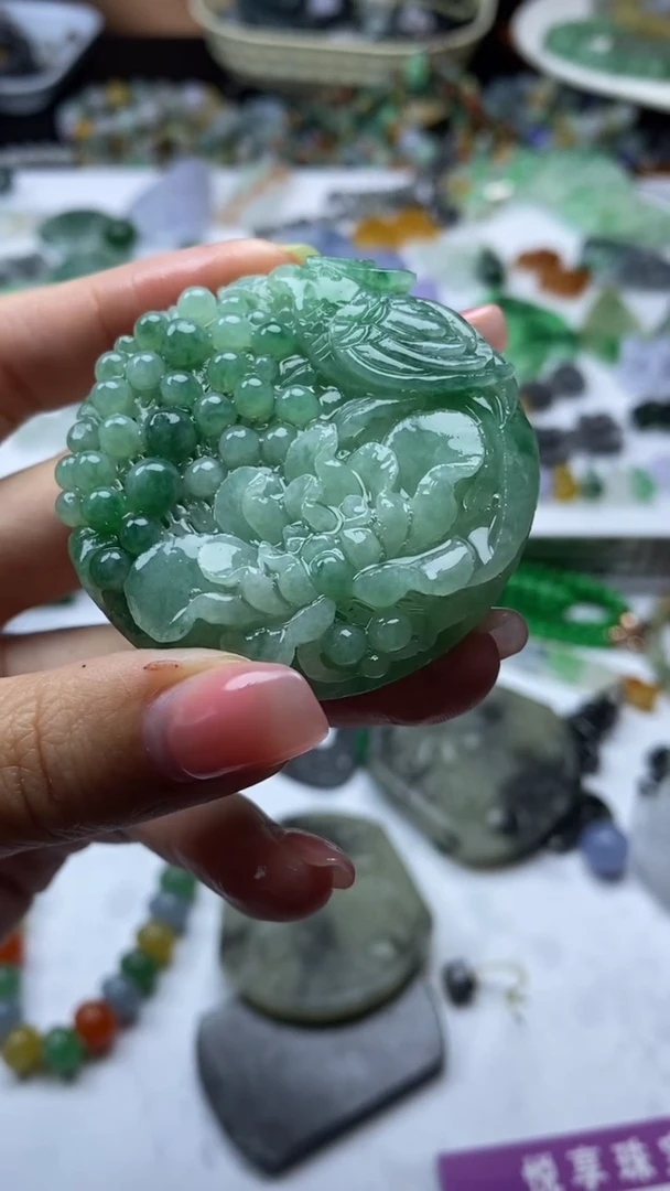 定制翡翠未镶嵌毛货定制不退不换