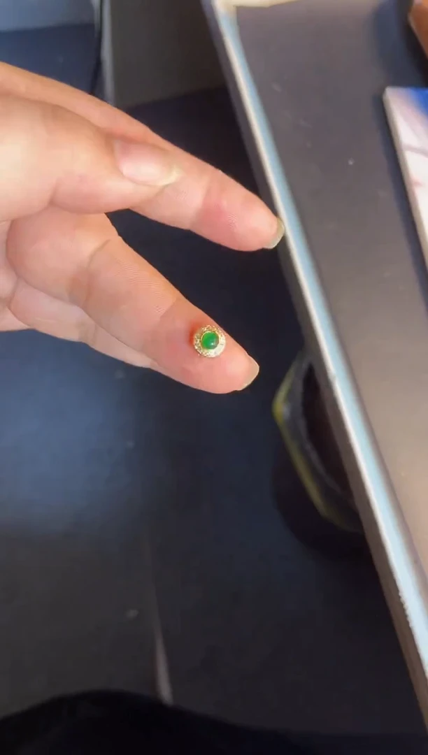 吊坠(不含链)银S925镶嵌翡翠1