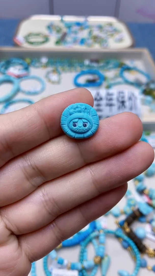 未镶嵌绿松石挂件96