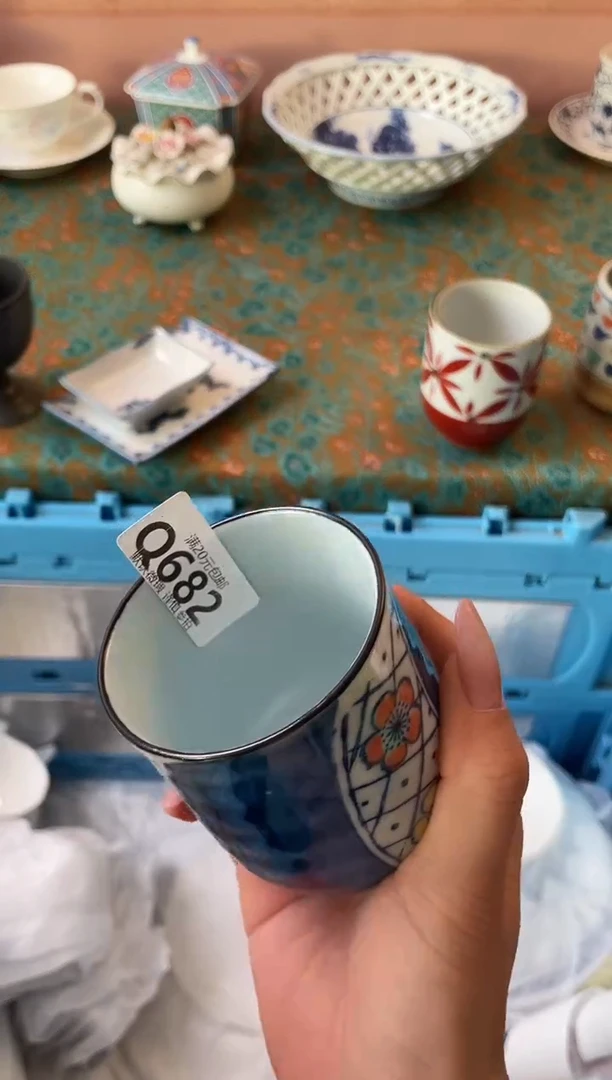 瓷片红****)瓷器瓷器Q682