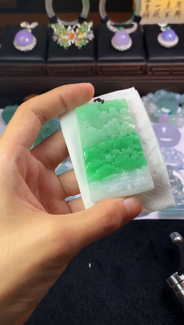 未镶嵌定制翡翠4073毛货不退不换