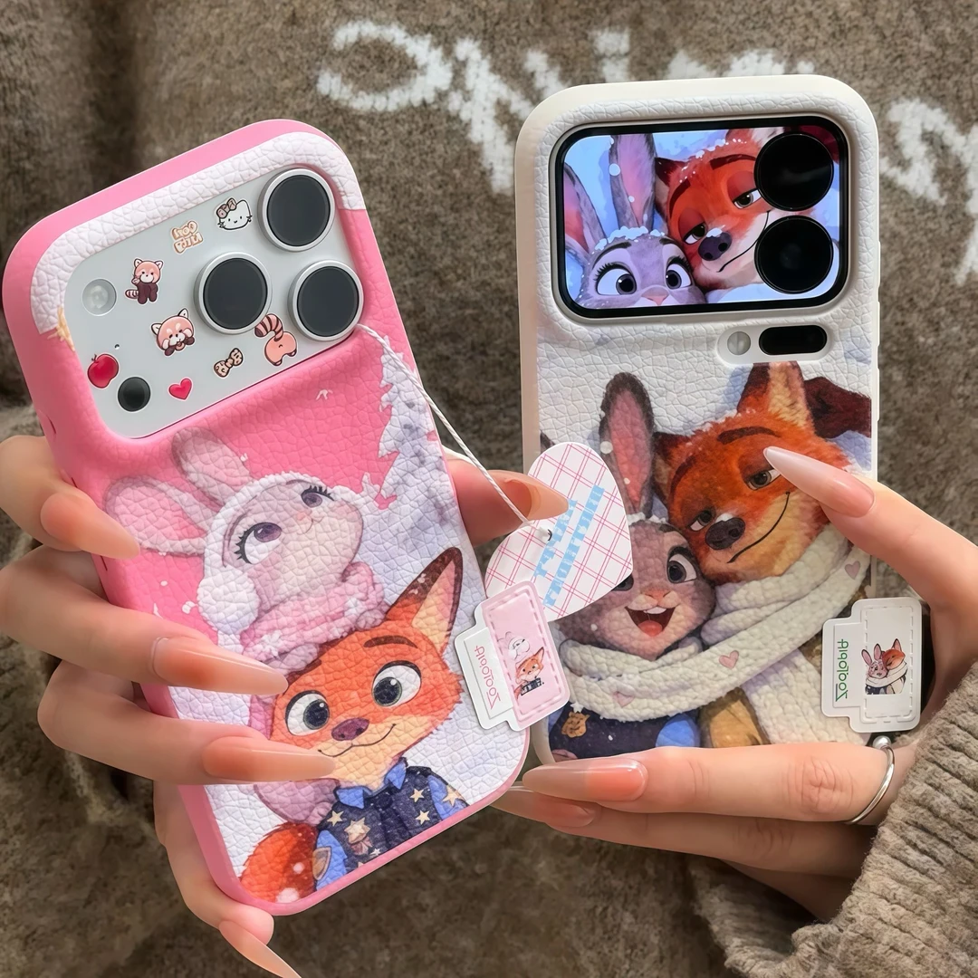 围巾朱迪尼克标签适用于iphone17Promax手机壳皮革纹16/15新款14