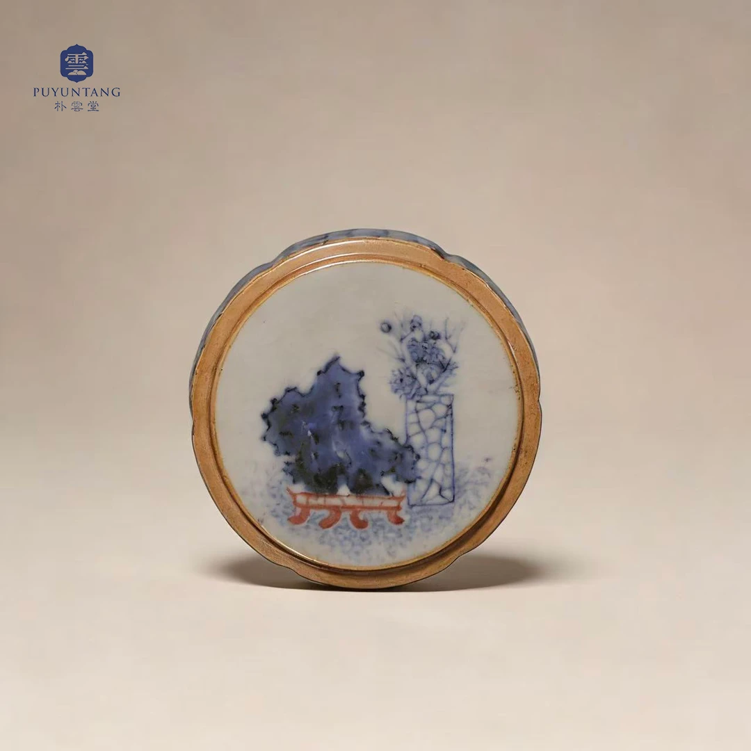 【朴云堂】莲瓣盖置清供（F-44）