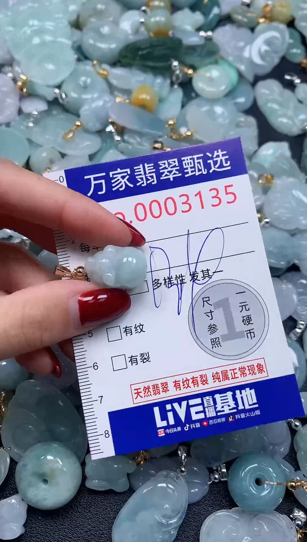 颈饰未镶嵌翡翠3135