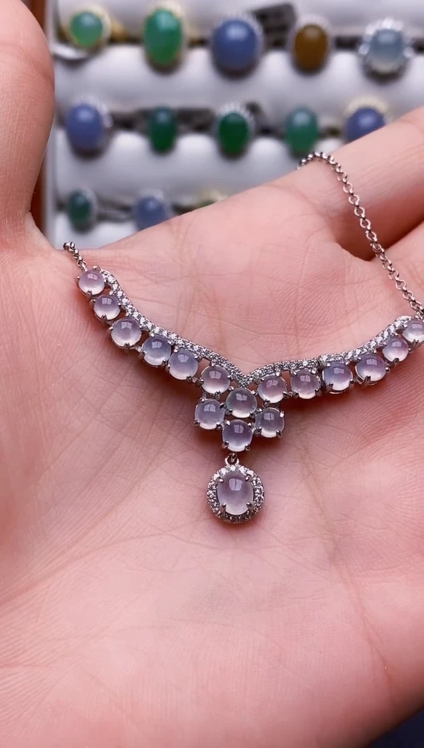 银S925镶嵌戒指翡翠H**32696