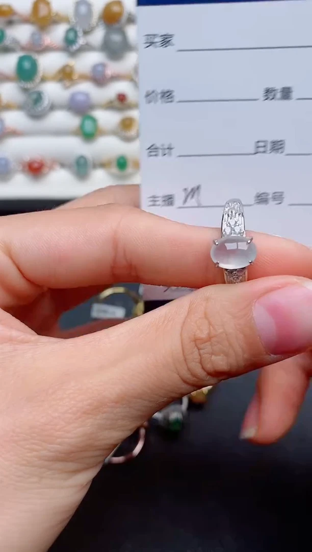 【闪购商品】翡翠戒指银S925镶嵌........