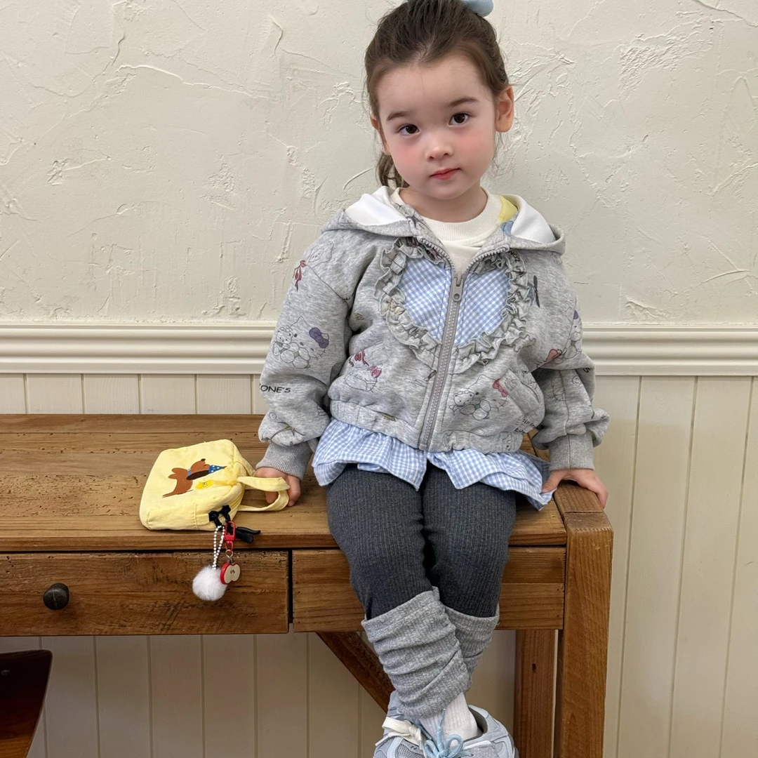 【小月亮】25秋女童爱心外套3097