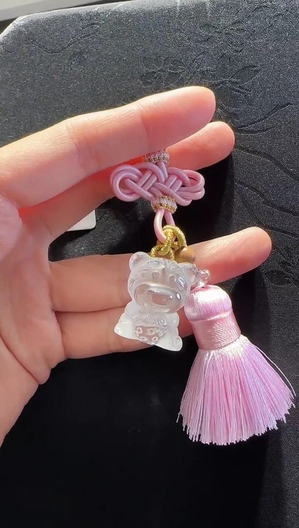 未镶嵌手绳水晶小熊款多样性发货其一