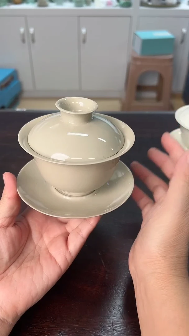 龙泉云间青瓷小米茶器
