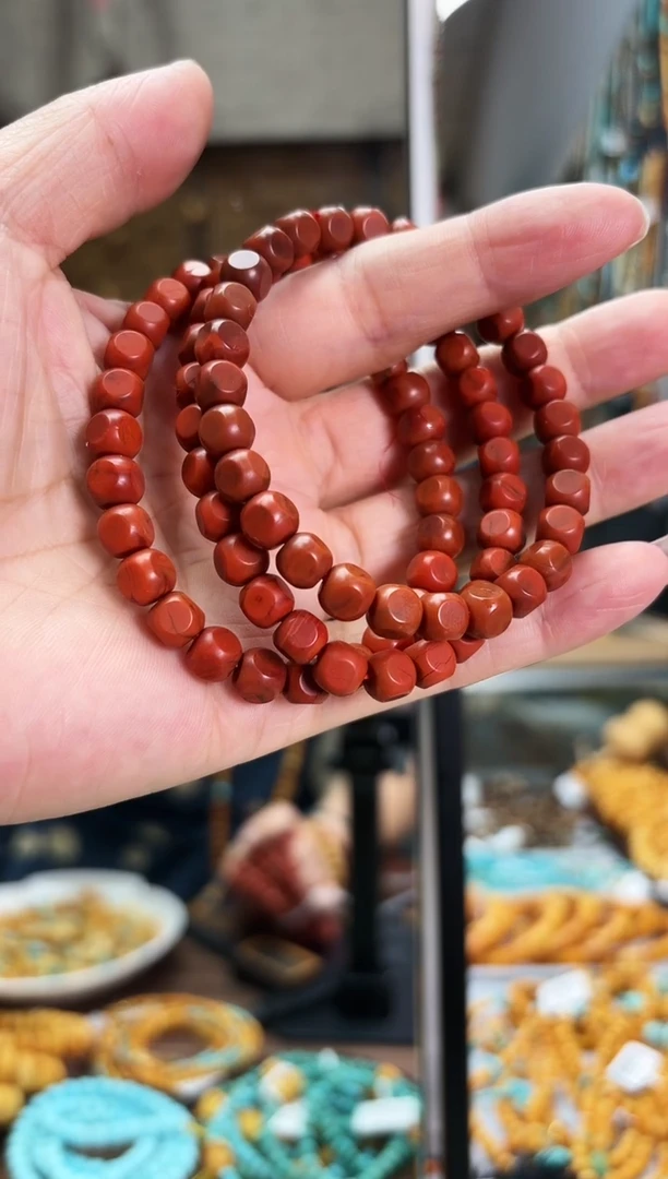 【闪购商品】南红玛瑙手链未镶嵌6mm手串多样发其一
