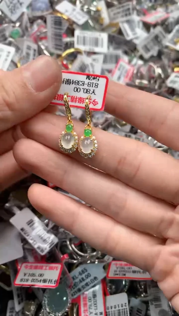 银S925镶嵌戒指翡翠9999----1