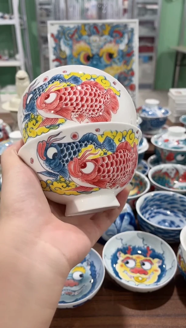 拙明院（福利价格）高脚米饭碗