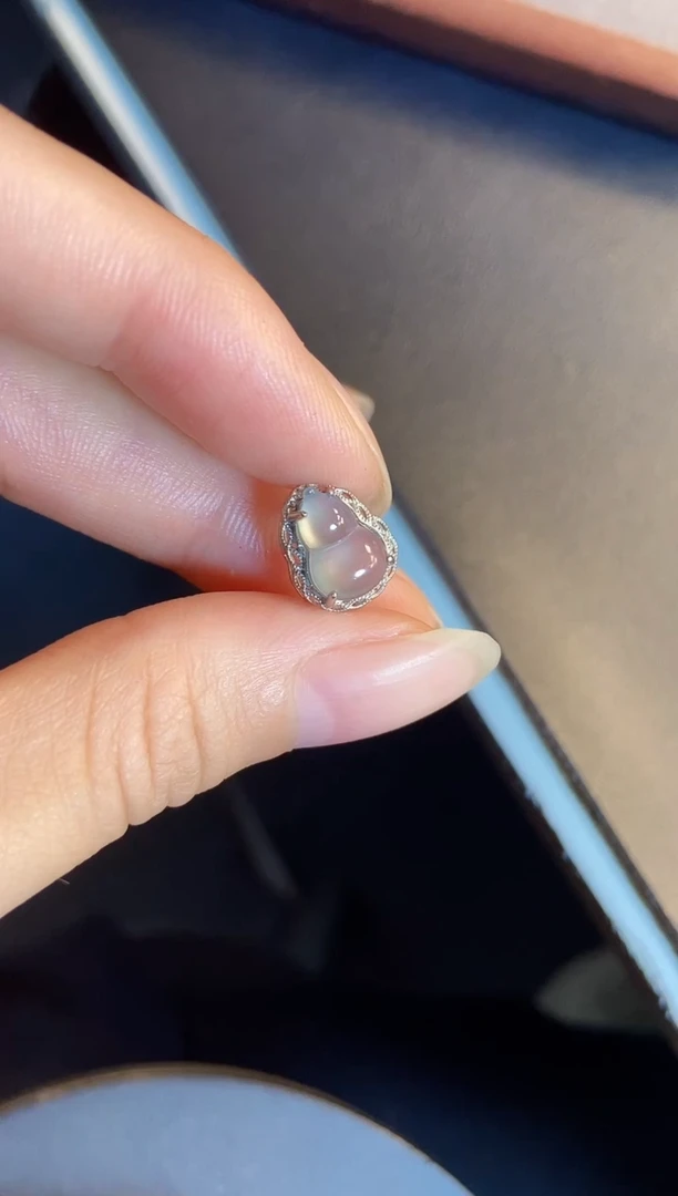 吊坠(不含链)银S925镶嵌翡翠1