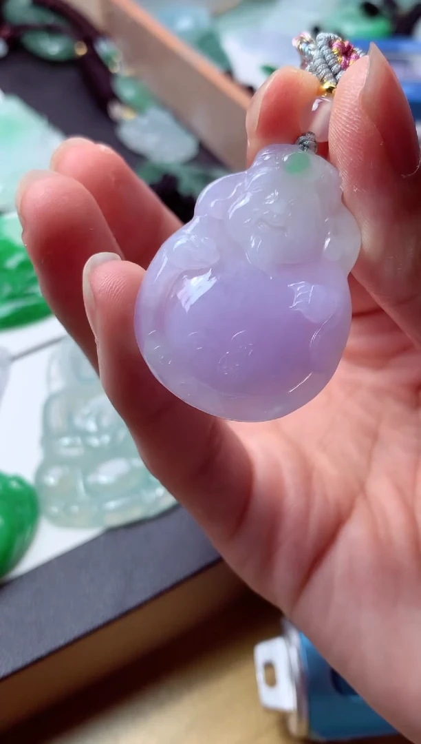 翡翠未镶嵌颈饰天然翡翠