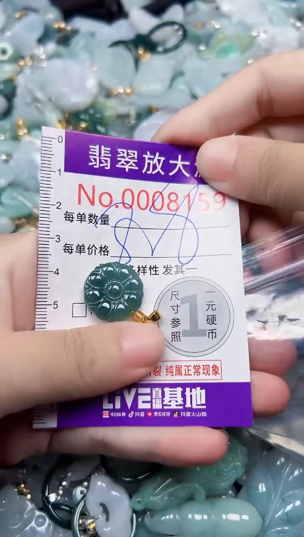 颈饰未镶嵌翡翠8159