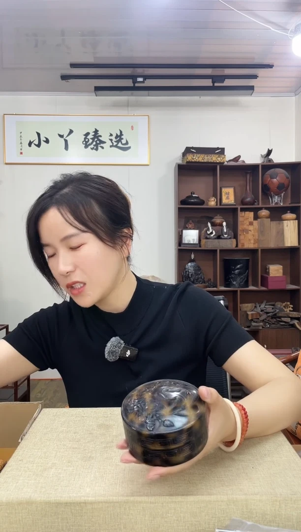 乌木类端景台477方方木木木圆形罐子木木