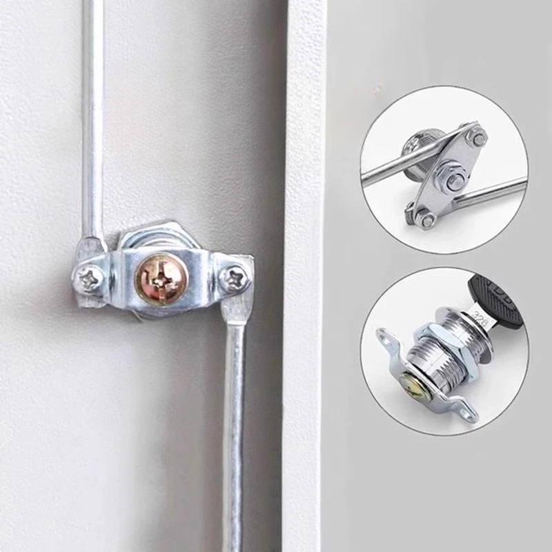 文件柜锁铁皮更衣柜子锁芯员工柜储物柜门锁子信箱通用型转舌锁具