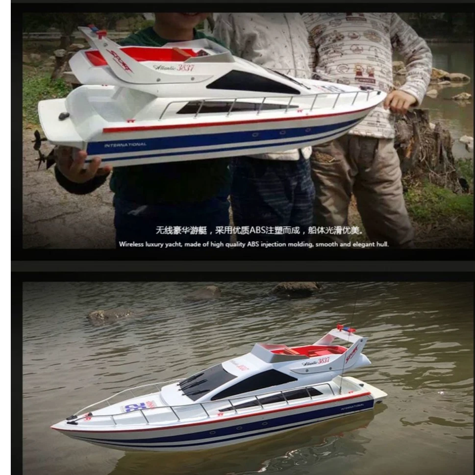 遥控船高速防水玩具快艇男孩水上玩具船