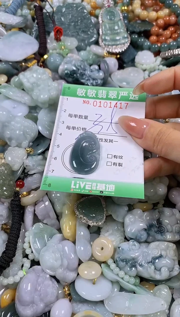 【闪购商品】翡翠颈饰未镶嵌闪购链接0101417