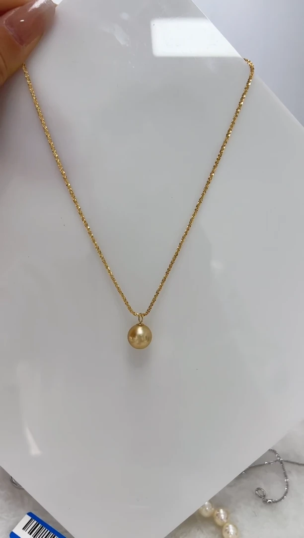 【闪购商品】海水珍珠DA18K金镶嵌吊坠 10 SS175