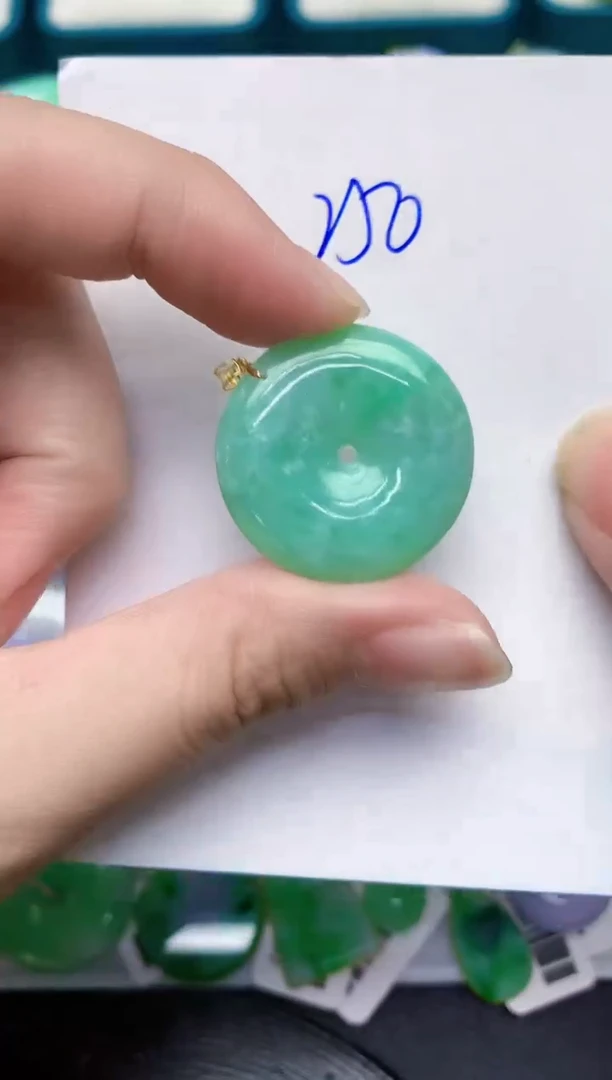 【闪购商品】翡翠颈饰18K金镶嵌000000000