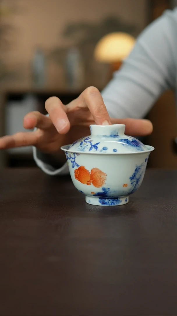 景德镇陶瓷杯碗柴烧多人