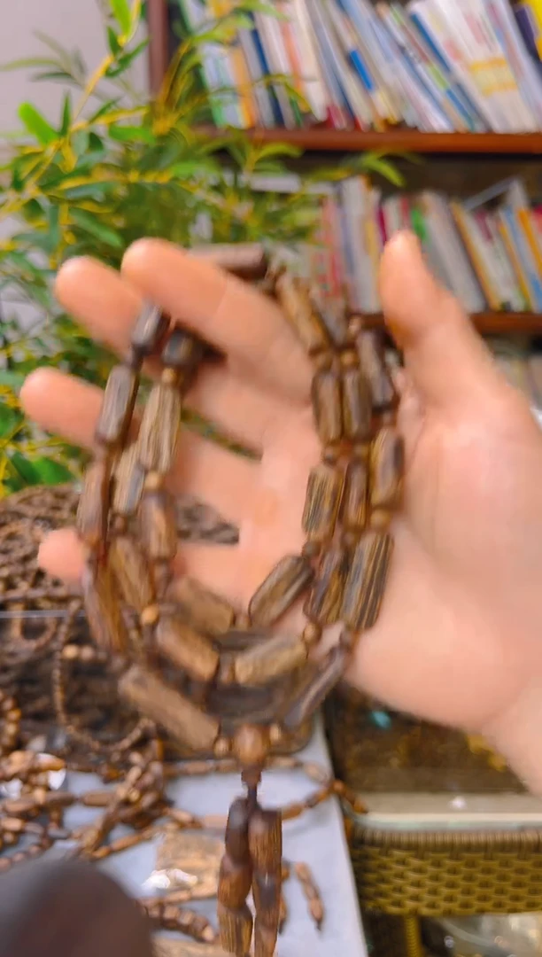 手串沉香棋楠透顶绿多圈