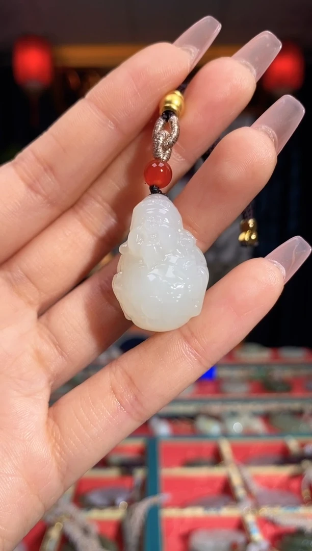 【闪购商品】和田玉颈饰未镶嵌财神爷