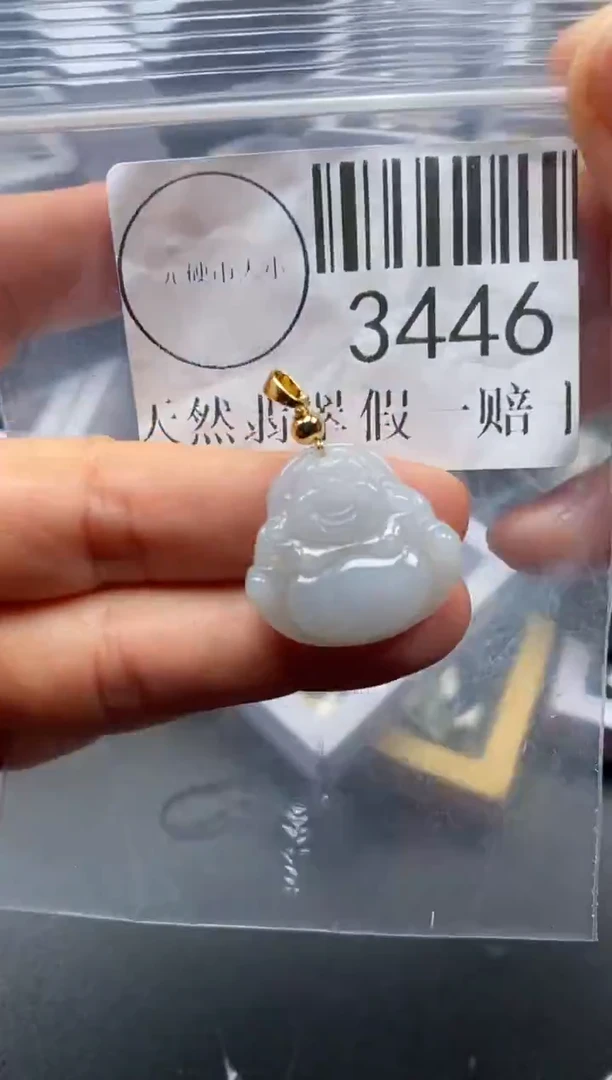 吊坠(不含链)未镶嵌翡翠3446